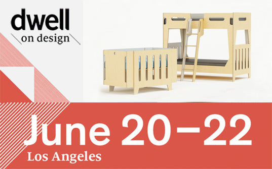 Modern bunk bed design ad for Dwell on Design event, LA, June 20-22.