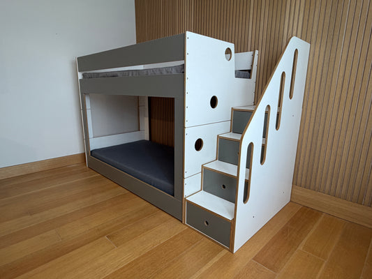 Cabin Twin Bunk Bed Low