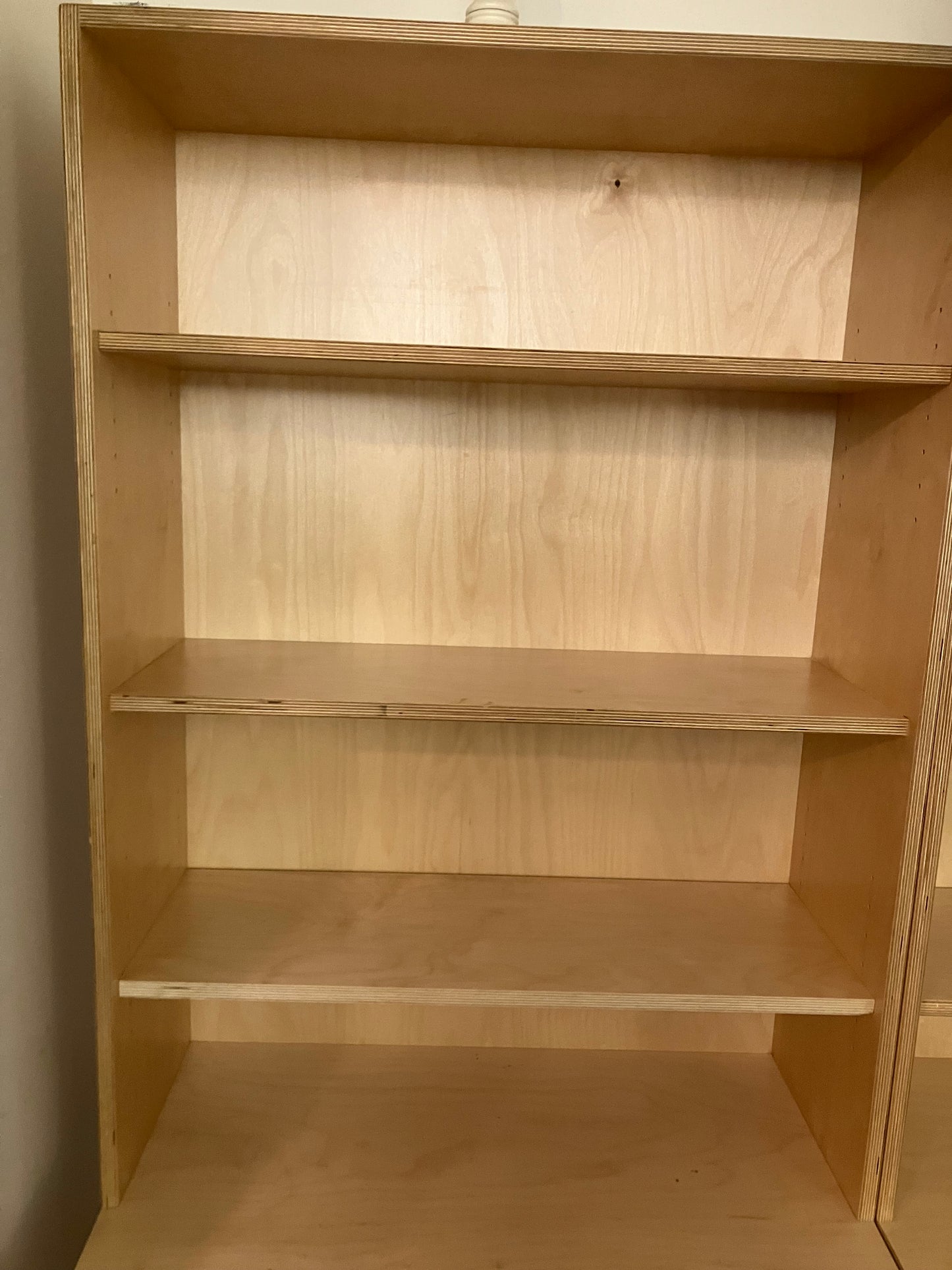 Two Modulor cabinets w/lower drawers