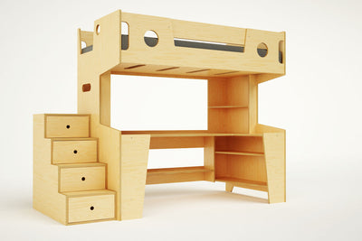 Marino Loft Bed with Stairs