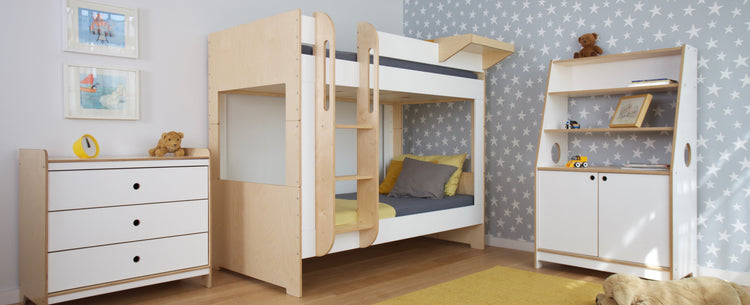 Casa Kids essentials kids bunk bed, dresser, and desk