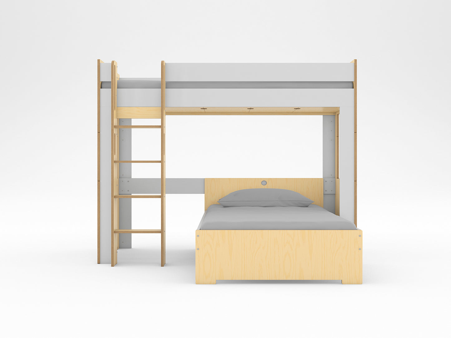 Cabina L-shaped Loft Bed-Casa Kids