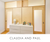 Claudia and Paul's shared room featuring a bunk bed room division with birch-finished pocket doors. The design maximizes functionality and privacy, complemented by a sleek white dresser and warm natural wood tones.