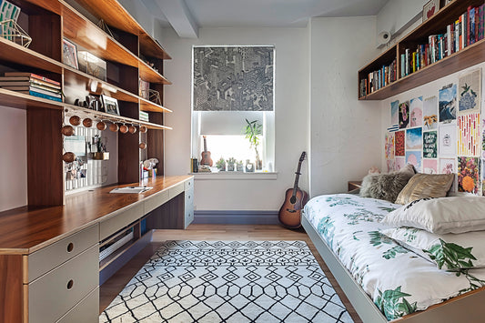 Custom_wallnut_float_desk_daybed_with_stair_cabinets_full side_casa kids