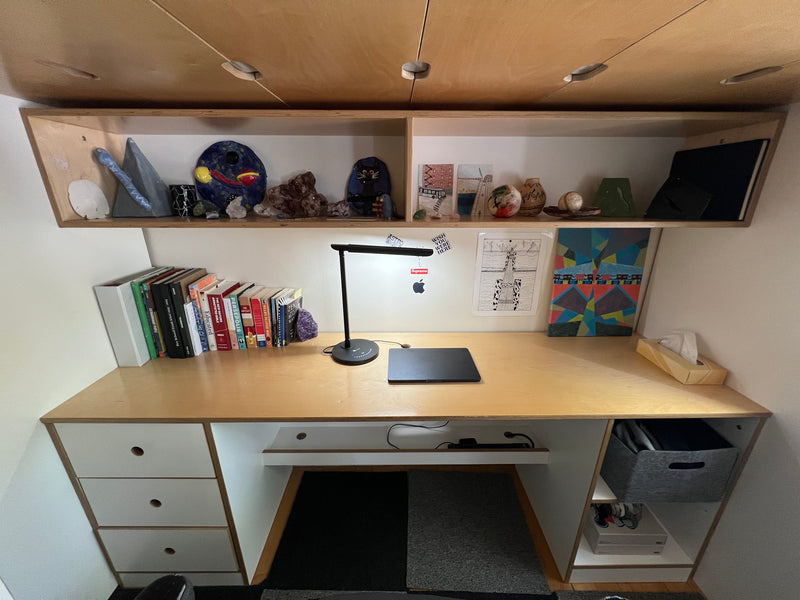 Custom Twin XL loft bed w/ladder