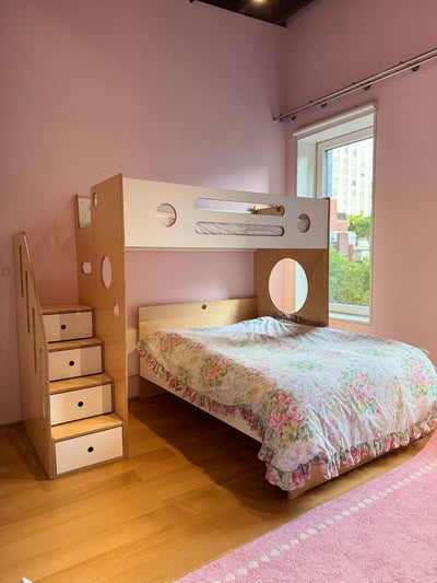 Marino L-shaped twin over full-Casa Kids