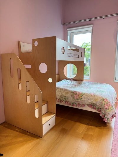 Marino L-shaped twin over full-Casa Kids