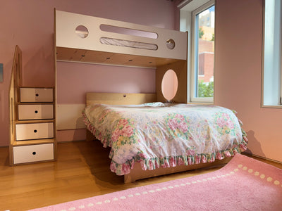 Marino L-shaped twin over full-Casa Kids