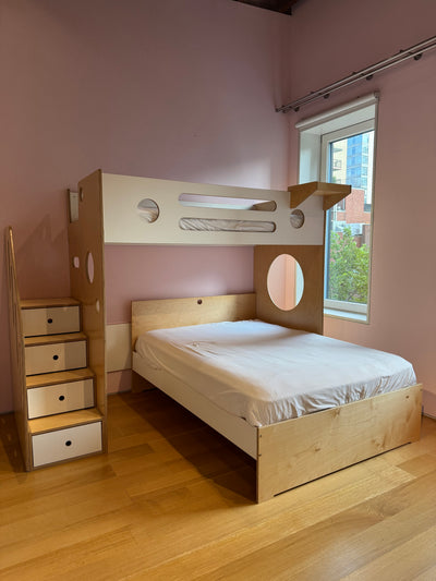 Marino L-shaped twin over full-Casa Kids