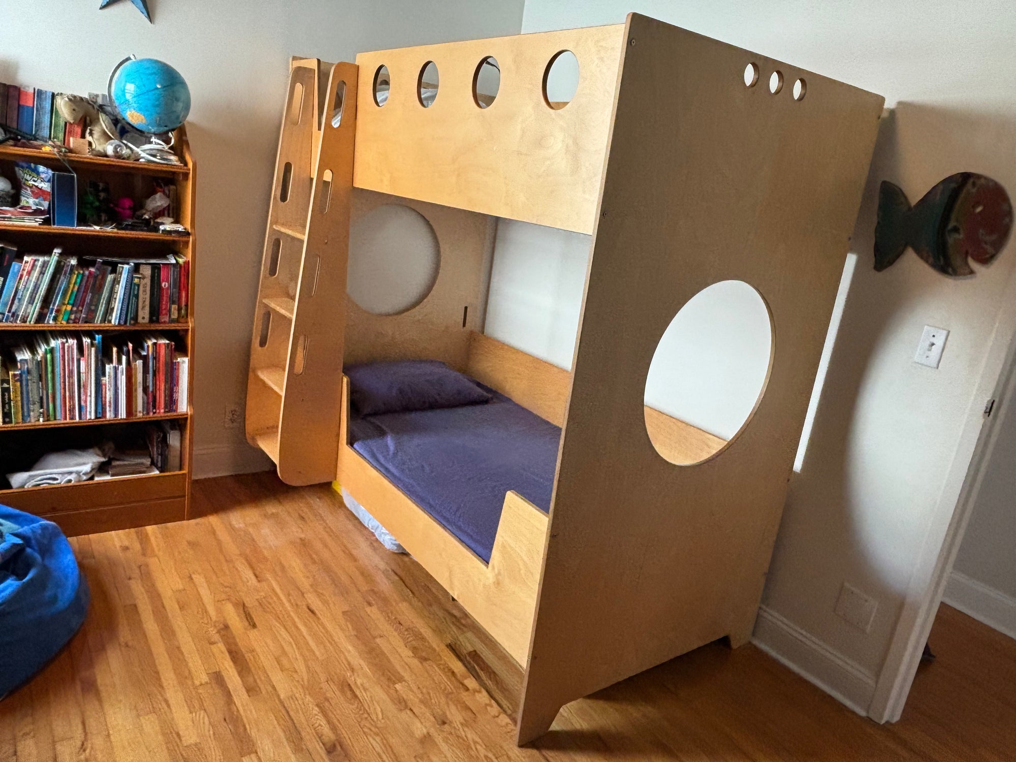 Birch Marino bunk bed w/ladder-Casa Kids