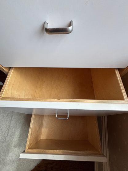 Custom Birch and white loft bed