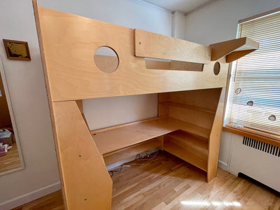 ALL BIRCH TWO MARINO LOFT BEDS