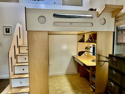 full dumbo loft bed - front view - casa kids