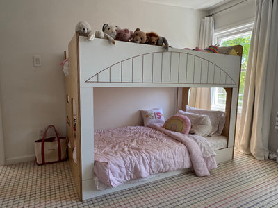 Twin-size Mini Bunk Bridge w/engraving