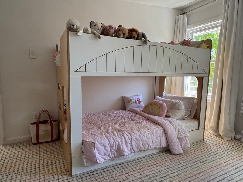 Twin-size Mini Bunk Bridge w/engraving