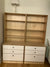 Two Modulor cabinets w/lower drawers