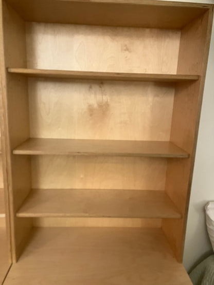Two Modulor cabinets w/lower drawers