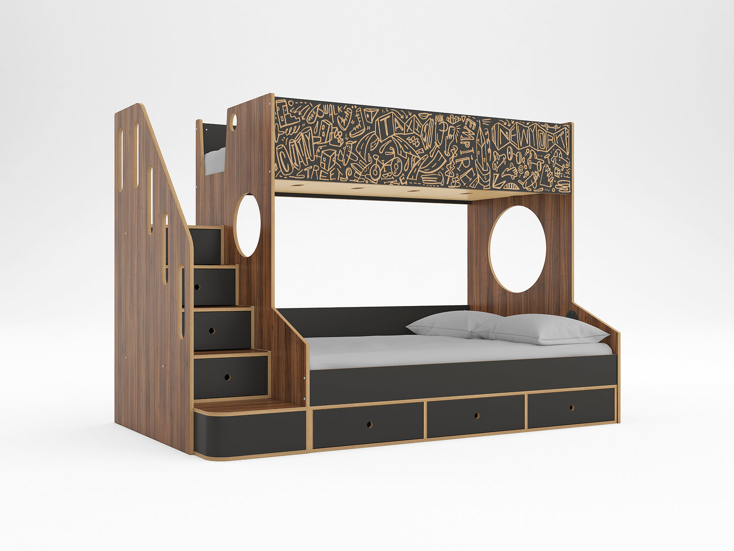 Marino Bunk Bed Twin over Full-Casa Kids