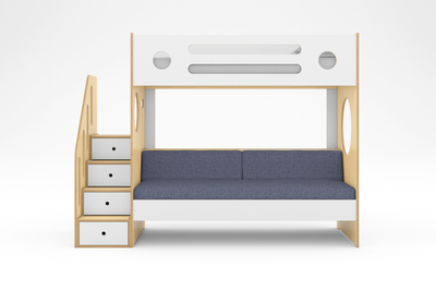 Marino Loft over Daybed with Stairs-Casa Kids