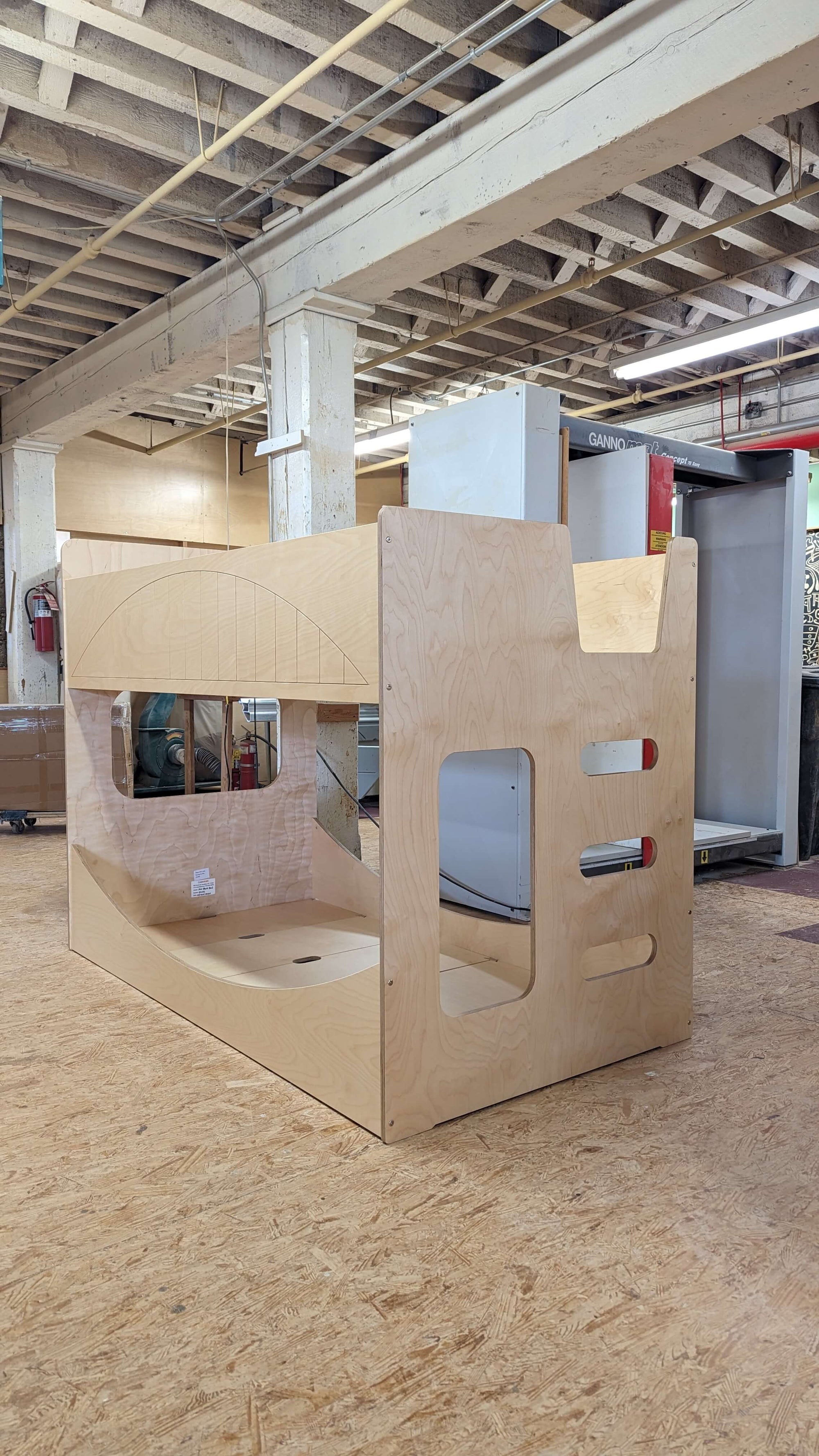 Mini Bunk w/ladder-side full view (stairs side)