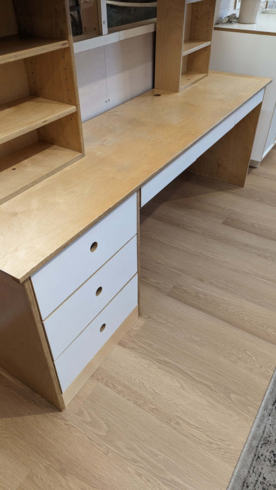 Custom desk-side top view