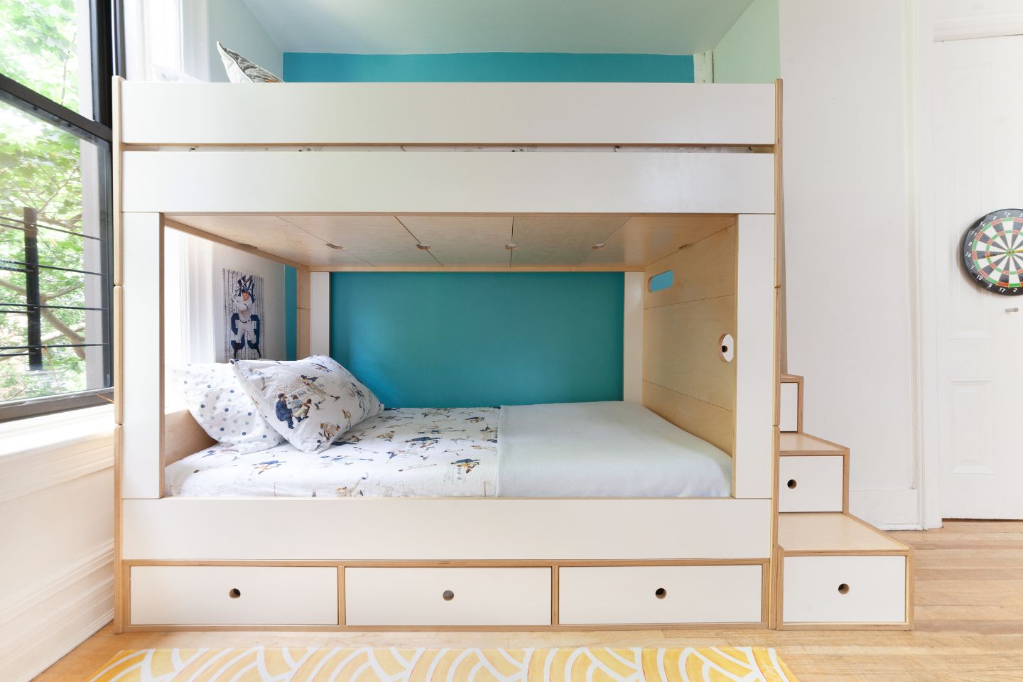 Cabin Bunk Bed with Stairs-Casa Kids