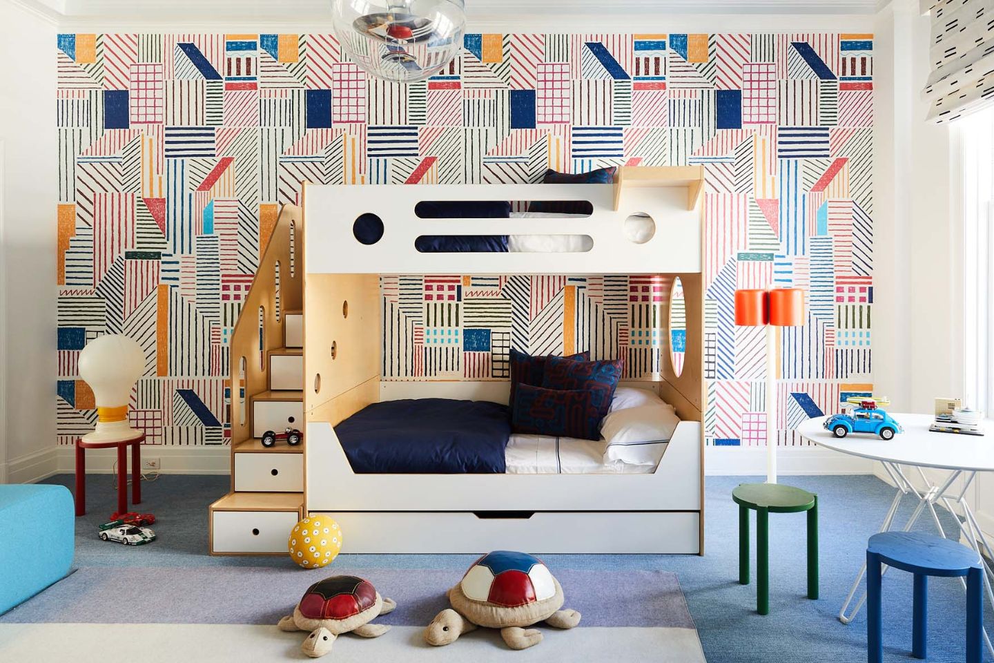 Marino Bunk Bed with Stairs-Casa Kids