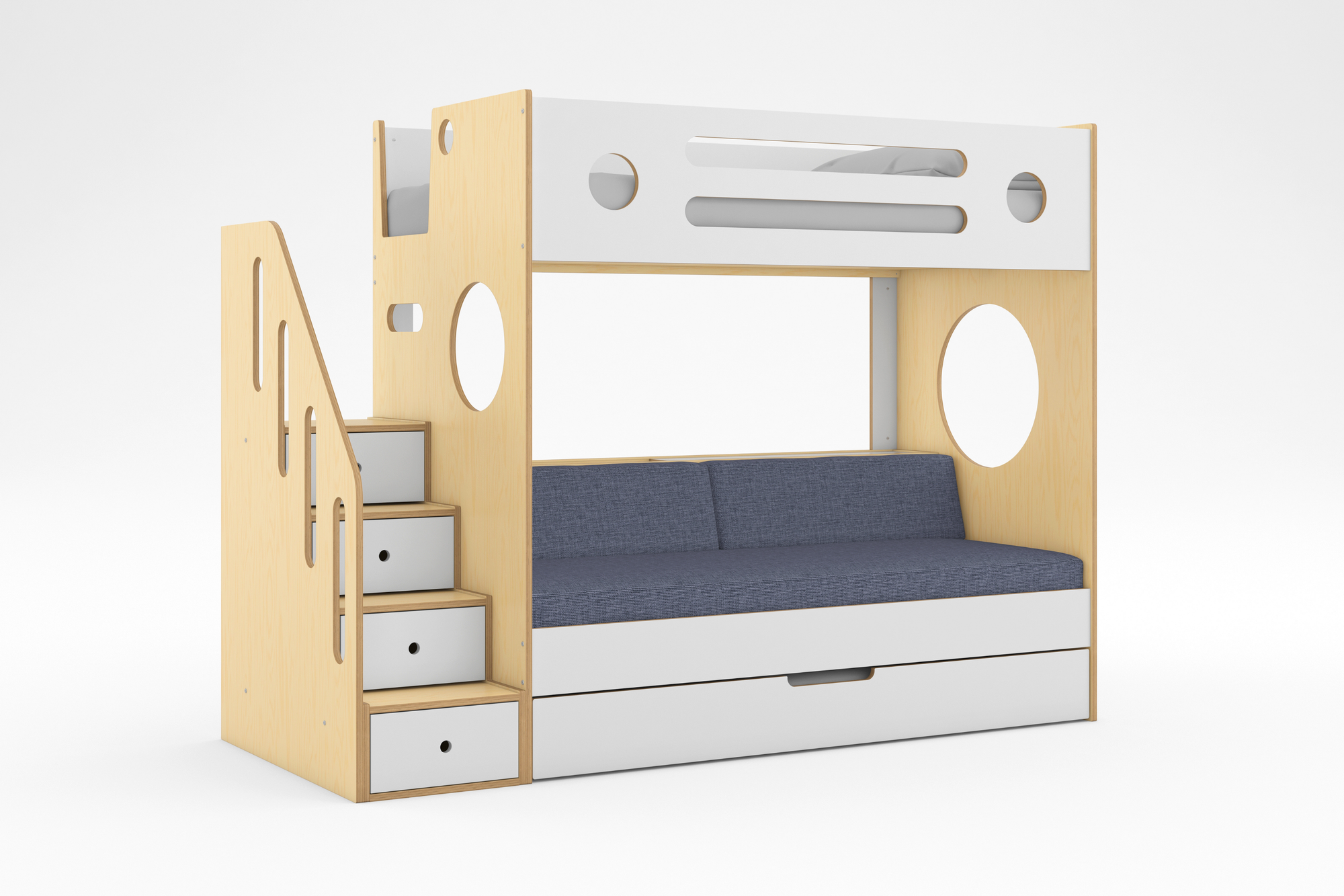 Buy a Marino Loft Daybed Bunk Bed with Stairs