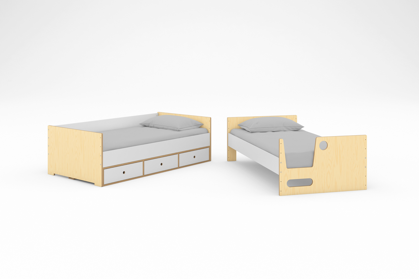 Cabin Bunk Bed with Stairs-Casa Kids