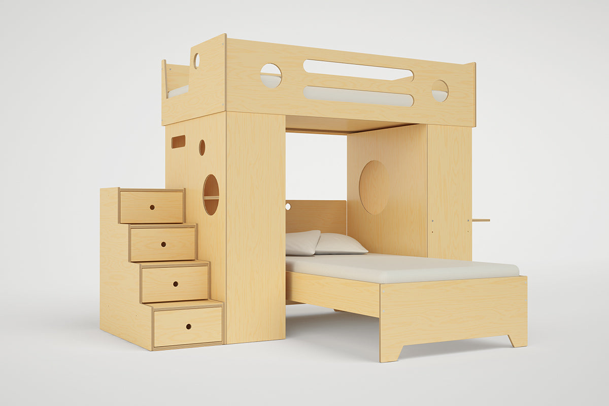 Dumbo T-Shaped Loft with Stairs-Casa Kids