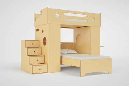 Dumbo T-Shaped Loft with Stairs-Casa Kids
