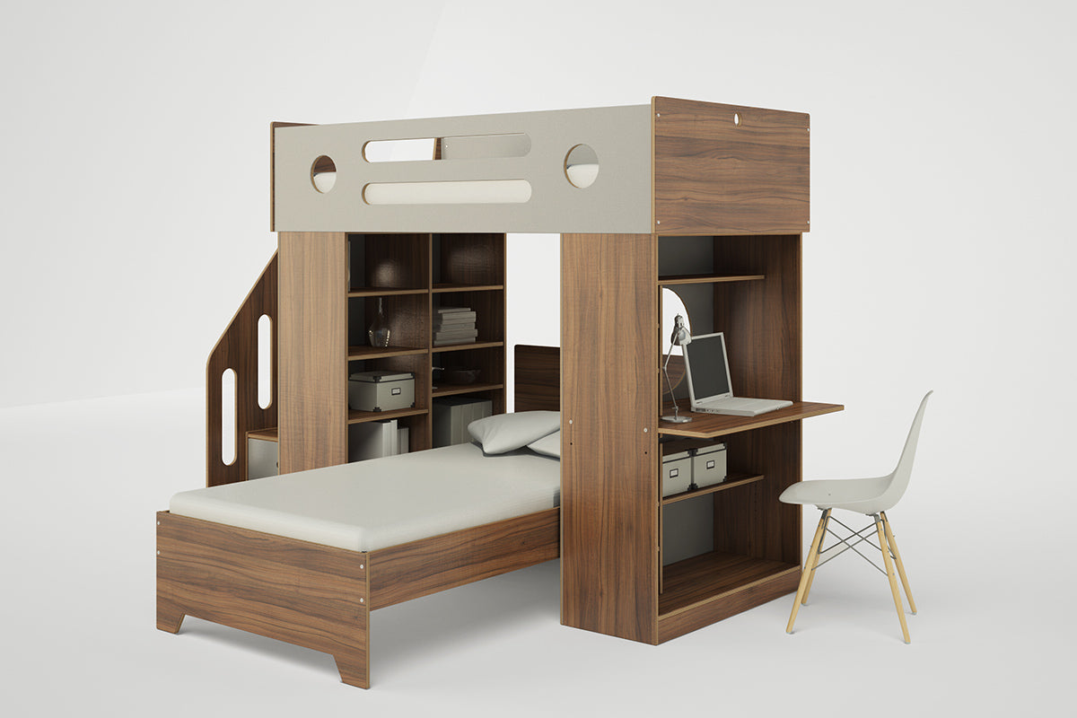Dumbo T-Shaped Loft with Stairs-Casa Kids