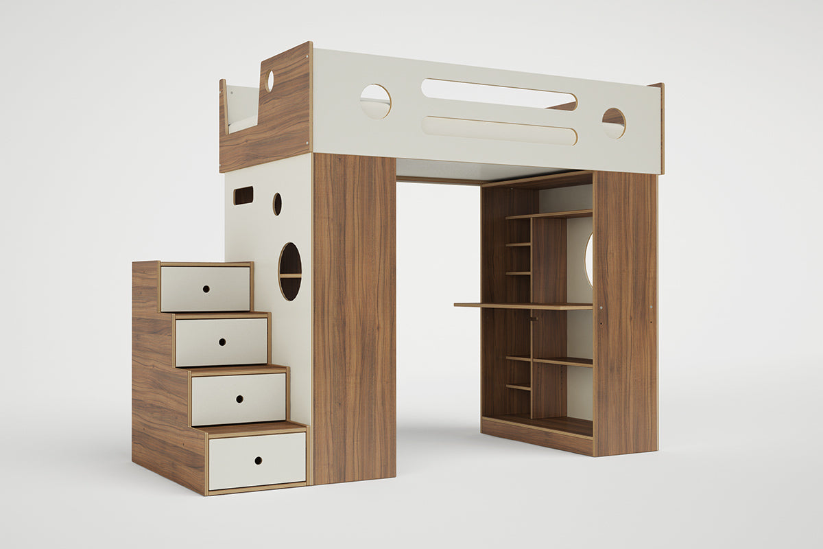Dumbo Loft Bed with Stairs-Casa Kids
