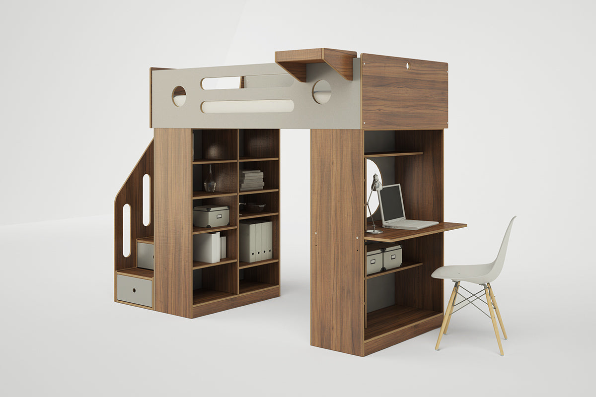 Dumbo Loft Bed with Stairs-Casa Kids