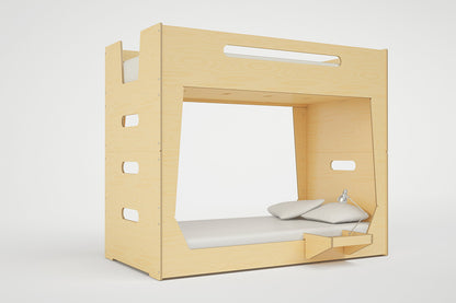 LoLo Bunk Bed by Casa Kids in a modern grey and natural wood finish