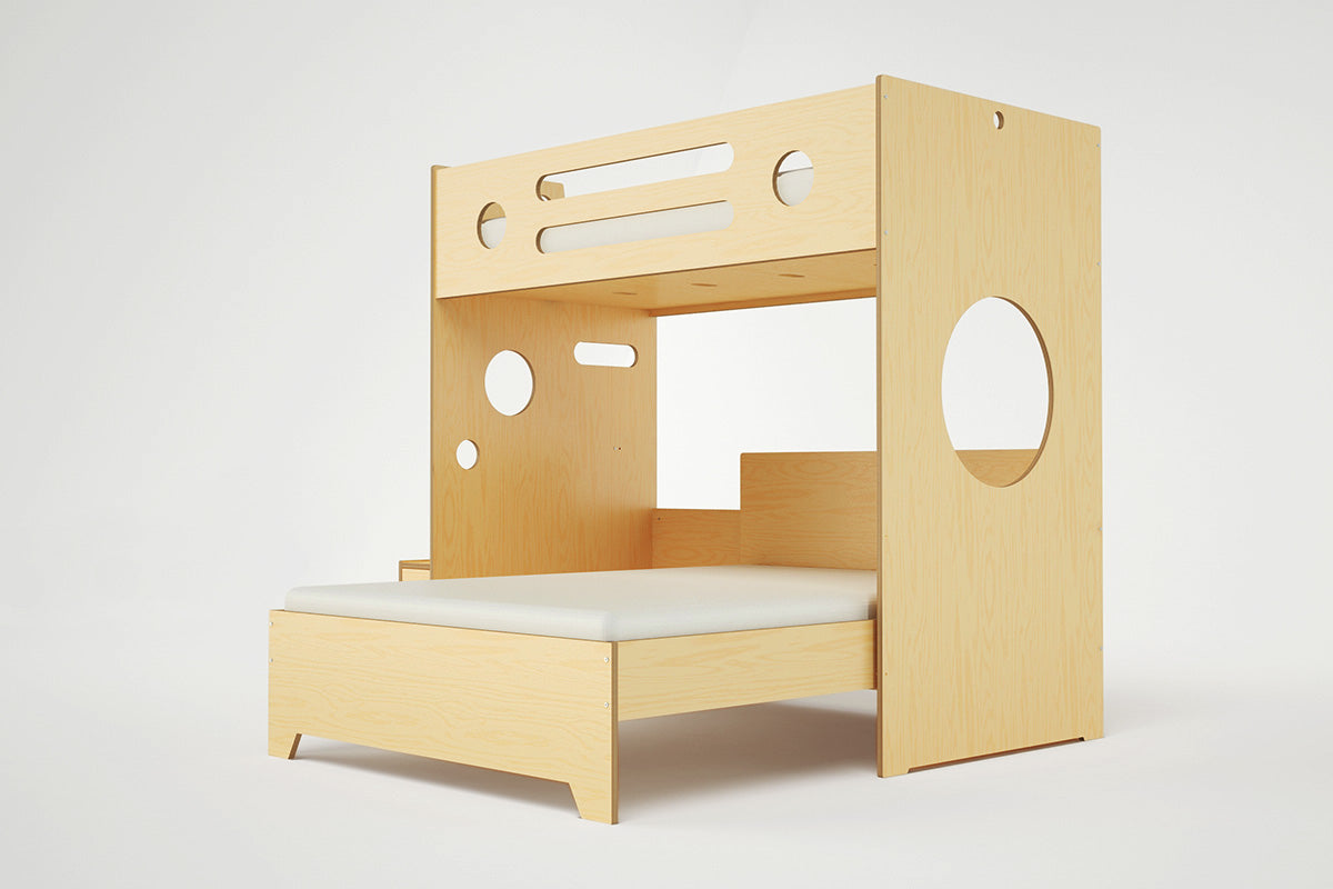 Marino L-Shaped Bunk Bed-Casa Kids