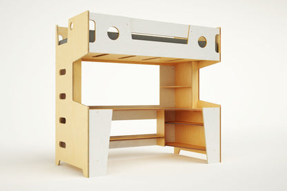 Marino Loft Bed-Casa Kids