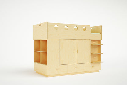 Dumbo Closet Bed-Casa Kids