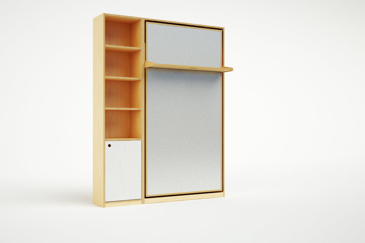 The Tuck Bed by Casa Kids shown in a semi-open position to demonstrate its smooth folding mechanism