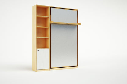 The Tuck Bed by Casa Kids shown in a semi-open position to demonstrate its smooth folding mechanism