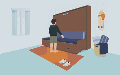 Tuck over Daybed - Horizontal
