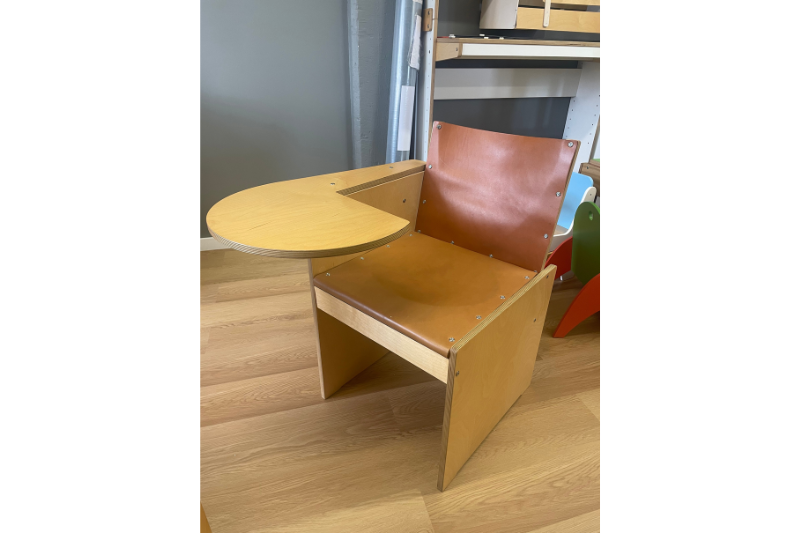 Leather & Birch Desk - Adult Size