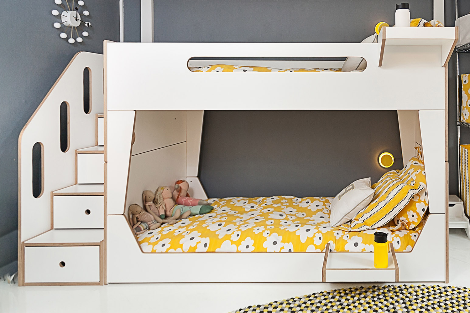 Best bunk bed with stairs deals