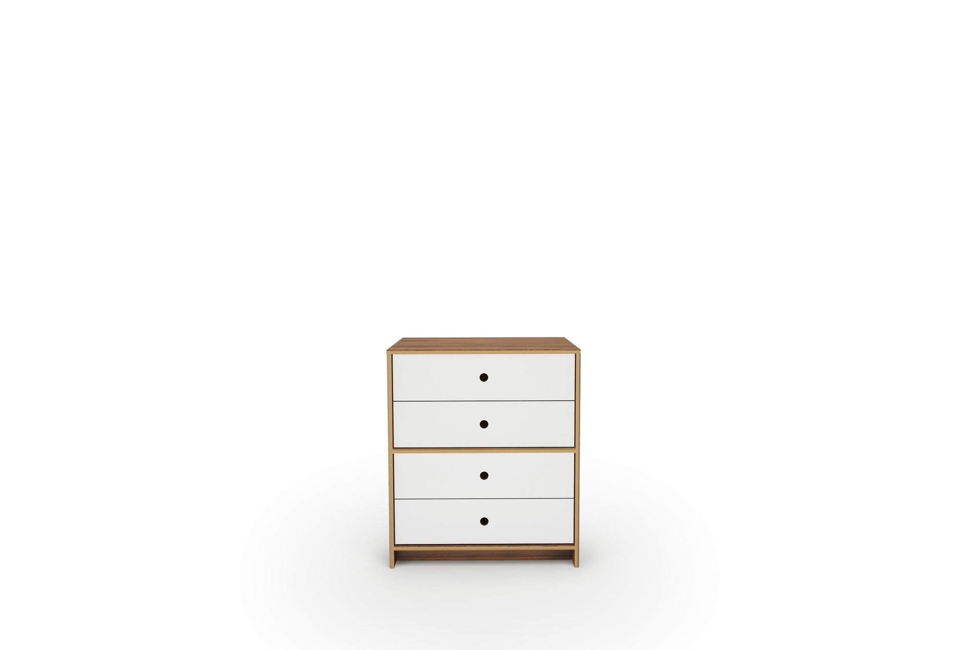 Modular Four Drawer Dresser | 3 Foot Wide Dresser