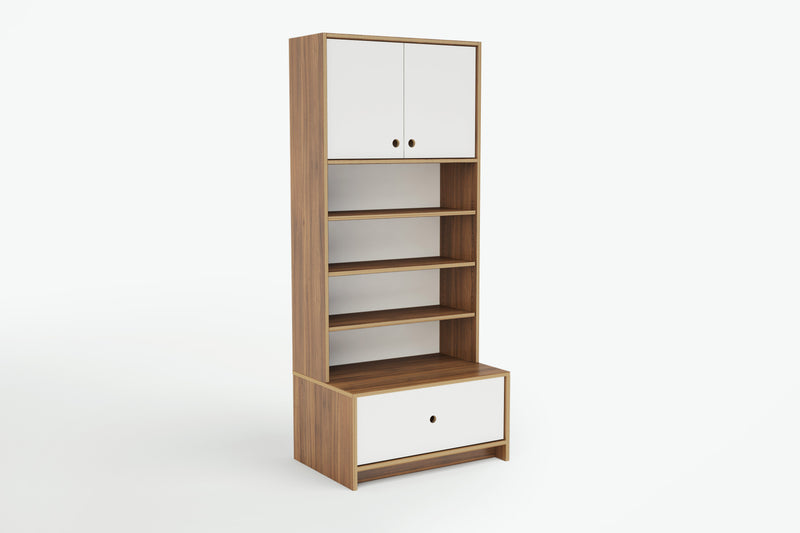 Modulor Low Storage w/ Bench-Casa Kids